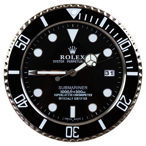 rolex submariner wall clock for sale.